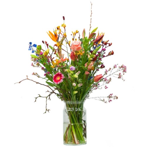 Color festival bouquet