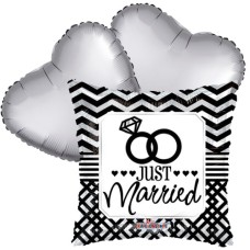 Balloonbouqet Just married