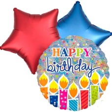 Balloonbouqet Birthday Candles