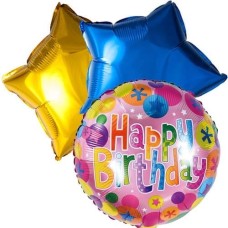 Balloon bouquet Happy birthday colorful