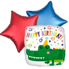 Ballon bouquet gator happy birthday