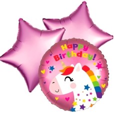 Balloon bouqet unicorn birthday