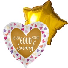 Balloon duo you are worth gold