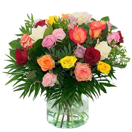 Bouquet mixed roses (Standard (S))