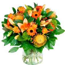Mother's Day bouquet orange green (Standard (S))