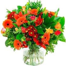 Bouquet orange red (Standard (S))