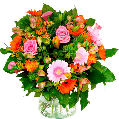 Mother's Day bouquet orange pink (Standard (S))