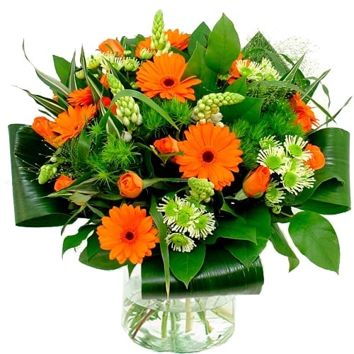Bouquet orange white (Standard (S))