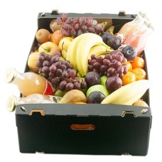 Large fruit box with juice (Voor 20 personen)