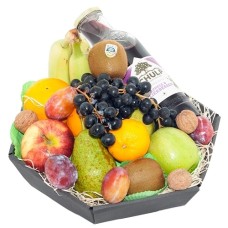 Fruit basket with large juice
