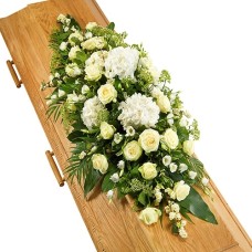 Funeral arrangement white flowers (Medium (M))
