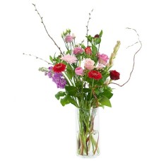 Pick bouquet pink/red