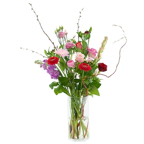 Pick bouquet pink/red
