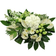 Modern funeral flower arrangement (Large (L))