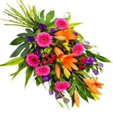 Multicolored funeral bouquet (Extra large (XL))