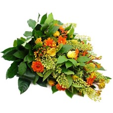 Orange â€“ yellow funeral bouquet (Extra large (XL))