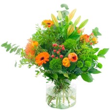 Seasonal bouquet orange (Standard (S))