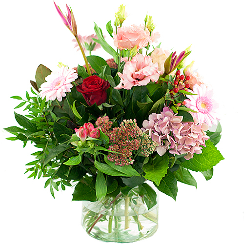 Seasonal bouquet red/pink (Standard (S))