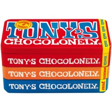 Tony's Chocolonely stacking tin
