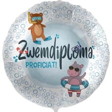 Congratulations on your swimming diploma