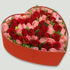 Rose Heart Box - Shimmer Hot And Humid