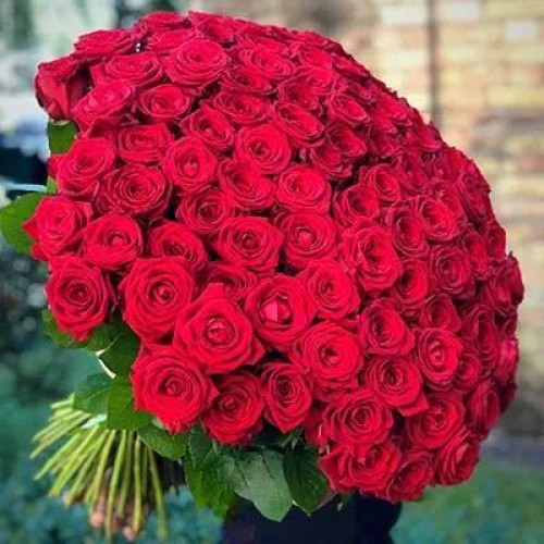 Bouquet Of 150 Red Roses (Classic)