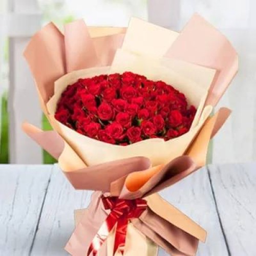 50 Red Roses Bouquet (Classic)
