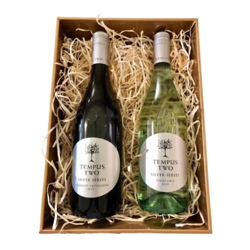 Silver Series Tempus Twin Wine Box
