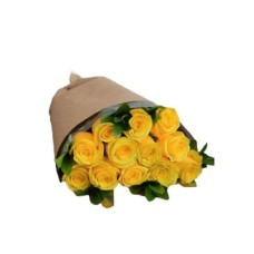 12 Yellow Roses
