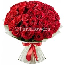 51 Red Premium Roses Bouquet
