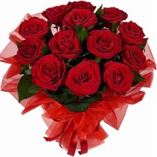 13 Red roses