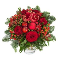 21 Red Roses in Box
