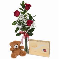 Sweet Romance Rose Trio
