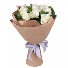 11 White Kenya Roses