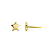 9kt Gold Lucky Star Studs
