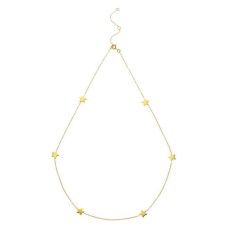 9kt Gold Star Cluster Necklace