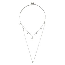 Double-Layer Tear Drop Necklace