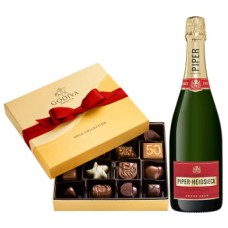 Champagne & Godiva Gift Set