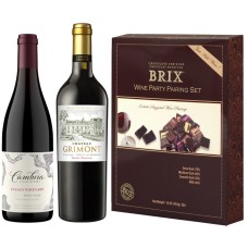 90 Point Red Wine & BRIX Wine Pairing Chocolate Gift Set