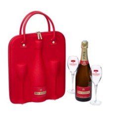 Piper-Heidsieck Cuvee Brut In Travel Case With Two Champagne Flutes