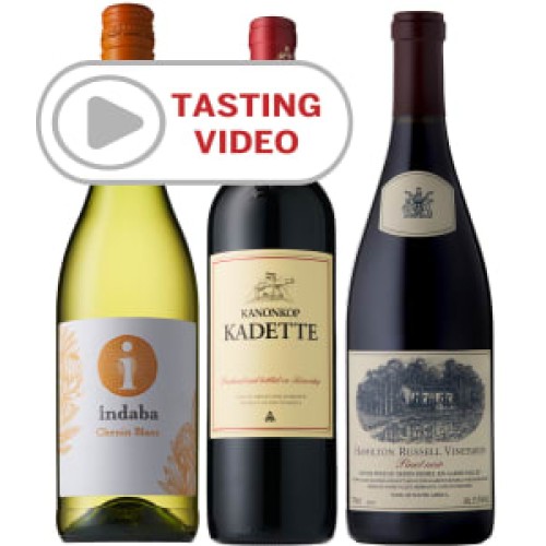 South African Wine Trio with Tasting Video