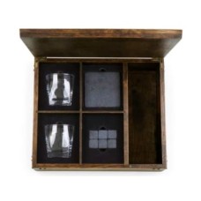 Whiskey Box Gift Set (Oak Wood)