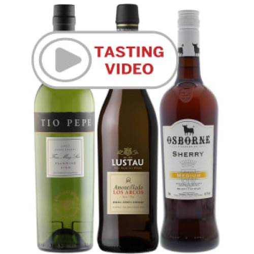 Sherry Tasting Trio with Tasting Video