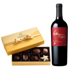 Kathryn Hall Cabernet Sauvignon & 8Pc Godiva Gift Set