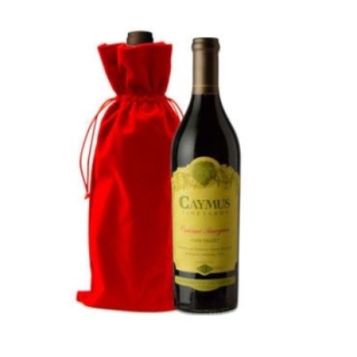 Caymus Napa Valley Cabernet Sauvignon with Red Velvet Gift Bag