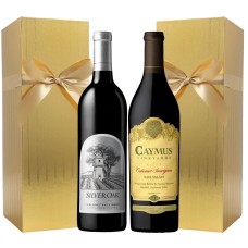 Silver Oak Alexander Valley Cabernet &amp; Caymus Napa Valley Cabernet with Gift Box