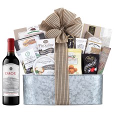 90 Point Daou Cabernet Sauvignon & Vintage Gourmet Gift Basket