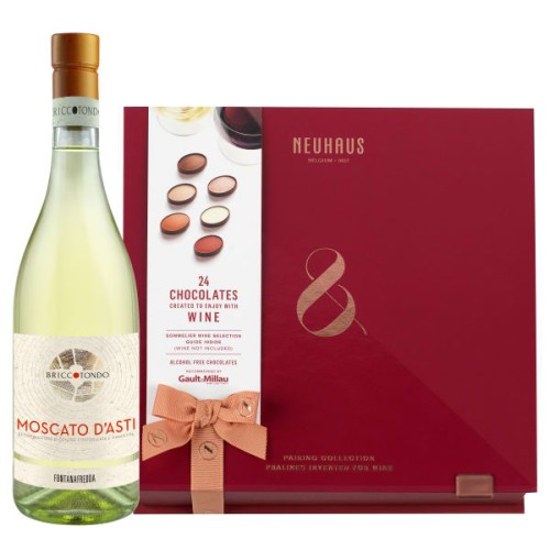 Moscato & Neuhaus Chocolates Wine Pairing Gift Set