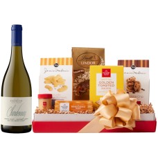 90 Point Chardonnay & Tempting Treats Gift Basket