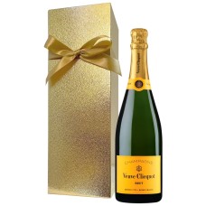 Veuve Clicquot Yellow Label Brut with Gold Gift Box
